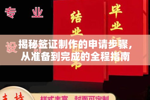 资中揭秘签证制作的申请步骤，从准备到完成的全程指南